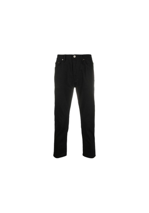 Acne Studios Black Cotton Straight-Leg Jeans - W32