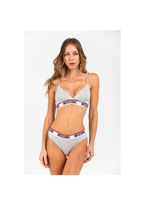 Moschino Gray Cotton Bra - XS