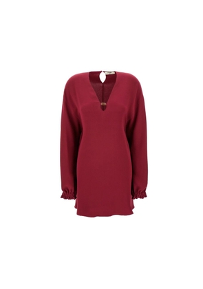 Fendi Purple Silk Casual Dress - 40