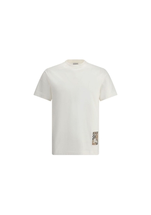 Burberry White Cotton T-Shirt - M