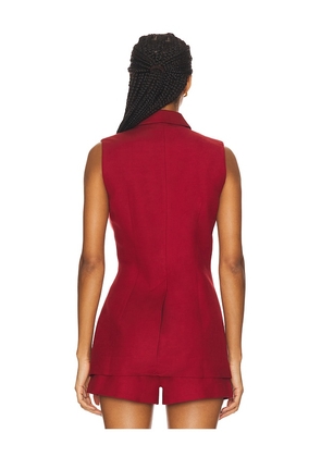 FAITHFULL Florine Blazer in Red. Size M. Also in XS, S, L.