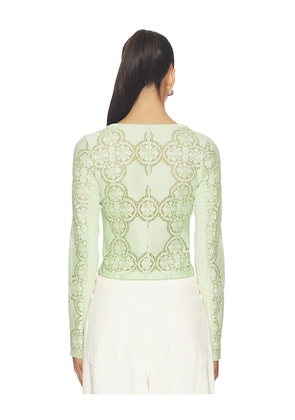 Free People Jae Knit Long Sleeve in Mint. Size XS. Also in M.