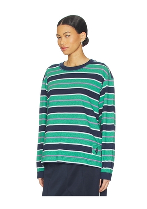 Free People x FP Movement Printed Hustle Layer in Green,Blue. Size L. Also in M.