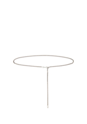 FRAME The Chain Belt in Metallic Silver. Size XS/S. Also in .