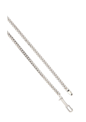 FRAME The Chain Belt in Metallic Silver. Size XS/S. Also in .