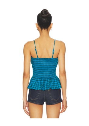 Free People Sundance Tank in Teal. Size XS. Also in S, M, L, XL.