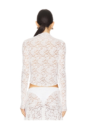 LIONESS Hamptons Long Sleeve in White. Size M. Also in XXS, XS, S, L, XL, XXL.