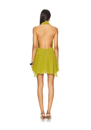 Lovers and Friends Demi Mini Dress in Green. Size S. Also in XS, M, L, XL.