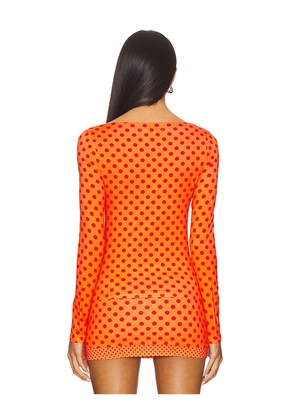 Miaou Amelia Top in Red. Size L. Also in XS, M.