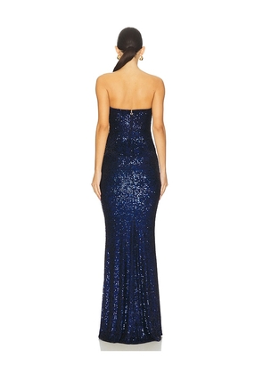 Nookie Dante Maxi Dress in Blue. Size L. Also in XS, S.