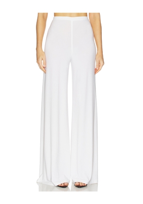 Norma Kamali x Lifestyle Bias Pant in White. Size XS. Also in XXS, S, M, L.