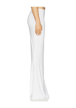 Norma Kamali x Lifestyle Obie Long Skirt in White. Size XS. Also in S.