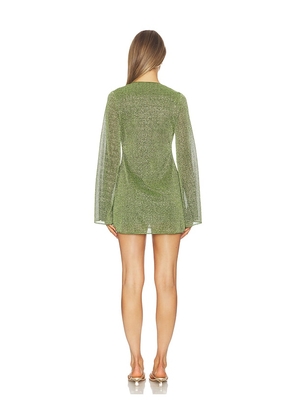 Oseree Lumiere Stones Caftan in Green. Size S. Also in M, L.