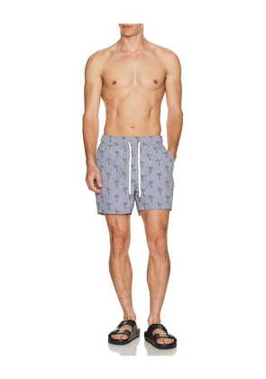 onia Charles 5 Swim Trunk in Blue. Size S. Also in M.