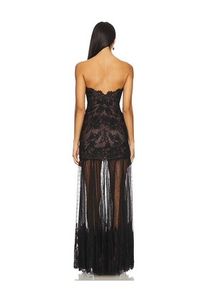 retrofete Vespera Lace Dress in Black. Size M. Also in XS, S, XL.