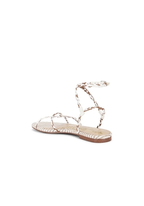 Sam Edelman Ellina Braid Sandal in Ivory,Taupe. Size 6. Also in 10, 6.5, 7, 7.5, 8, 8.5, 9, 9.5.