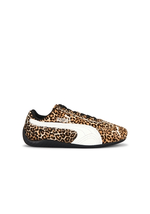 Puma Select Speedcat Sneaker in Leopard. Size 5.5. Also in 6, 6.5, 7, 7.5, 8, 8.5, 9, 9.5, 10.