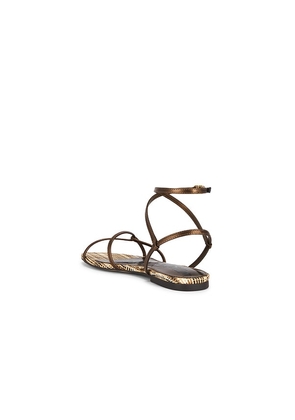 Sam Edelman Ellina Sandal in Metallic Bronze, brown. Size 6. Also in 6.5, 7, 7.5, 8, 8.5, 9, 9.5.