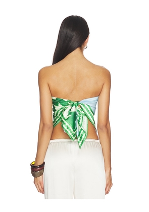 SEVEN WONDERS Tanah Head Scarf in Green,Cream. Size XS-M. Also in L-XXL.