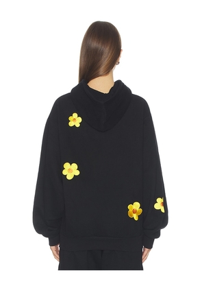 Stay Cool Sunflower Hoodie in Black. Size L. Also in S, M, XL/1X.