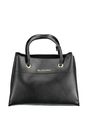 MARIO VALENTINO logo-plaque tote bag - Black