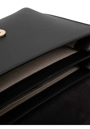 A.P.C. logo-lettering shoulder bag - Black