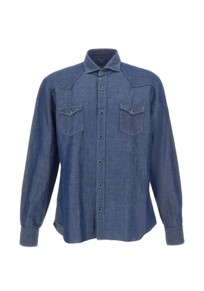 Barba Dandy Life western-inspired shirt - Blue