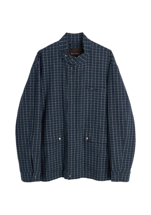 Wales Bonner Vision Field check-pattern jacket - Blue
