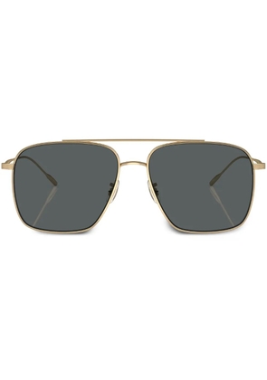 Oliver Peoples Dresner aviator-frame sunglasses - Gold