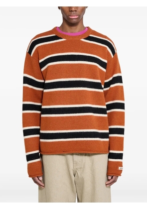 Stüssy striped wool sweater - Orange