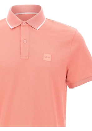 BOSS cotton polo shirt - Pink