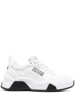 Versace Jeans Couture logo-print round-toe sneakers - White