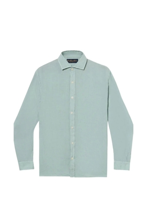 Brooks Brothers spread-collar linen shirt - Green