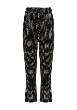 Lenny Niemeyer elasticated-waist geometric-print trousers - Black