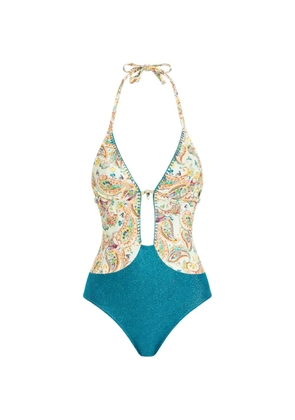 Del Maar Yanu cut-out swimsuit - Green