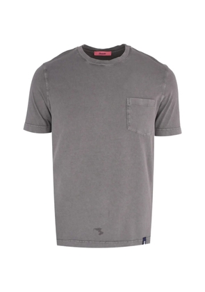 Drumohr pocket-detail T-shirt - Grey