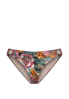 Del Maar Kaay floral-print bikini bottoms - Green
