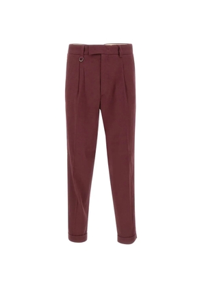 Paolo Pecora Duomo pleated trousers - Red