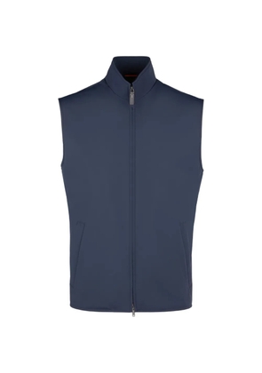 Tod's zip-fastening light vest - Blue