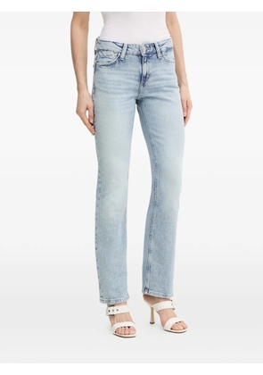 GUESS USA beaded-pocket jeans - Blue