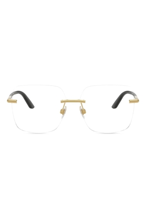 Dolce & Gabbana Eyewear geometric-frame glasses - Gold