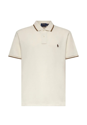Polo Ralph Lauren tipped piqué polo shirt - Neutrals