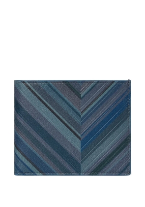 Paul Smith chevron-pattern bifold wallet - Blue