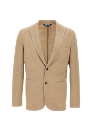 Marchesani honeycomb-weave blazer - Neutrals