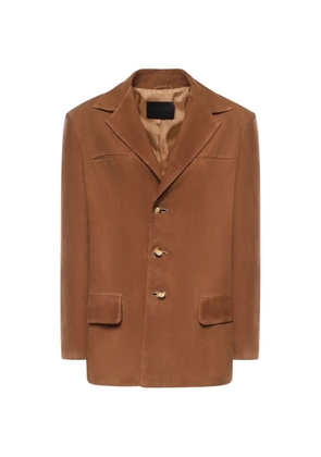 DONDUP suede leather jacket - Brown