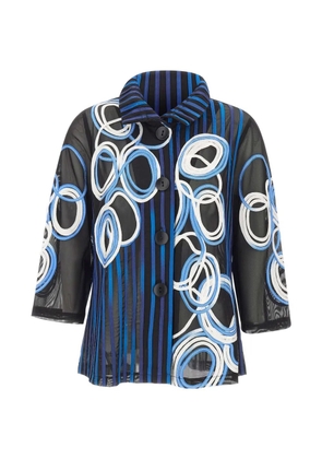 Joseph Ribkoff embroidered sheer blazer - Multicolour