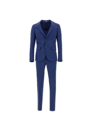 Brian Dales slim-fit single breasted suit - Blue