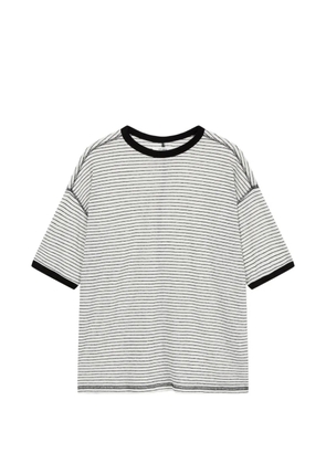 TOMBOY striped short-sleeve T-shirt - White