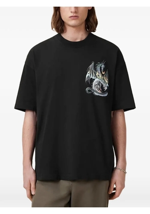 AllSaints Dragon Wave T-shirt - Black