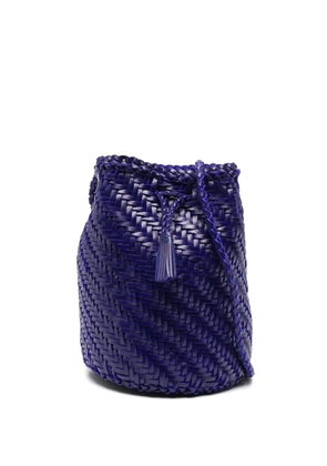 DRAGON DIFFUSION Pompom Double Jump bucket bag - Purple